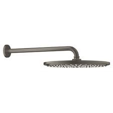 GROHE ESSENCE HOOFDDOUCHESET RAINSCHOWER COSMOPOLITAN  1 STRAALSOORT 310 DIAM  BRUSHED HARD GRAFIET