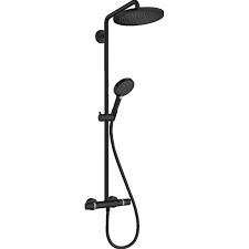 HANS GROHE SHOWERPIPE CROMA SELECT S280  MAT ZWART