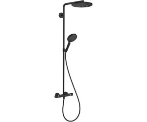 HANS GROHE SHOWERPIPE RAINDANCE SELECT S240 1JET DIA. 24 CM MAT ZWART