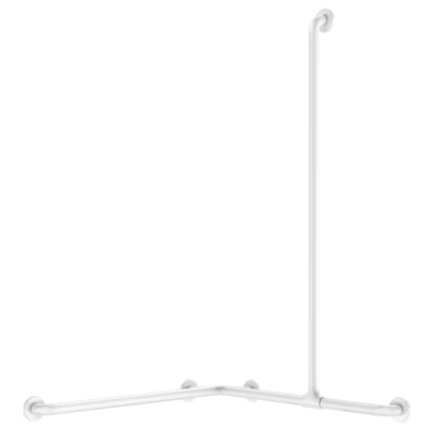 DELABIE GREEP  HAAKS 2 MUREN MET VERTICALE REGELBARE STANG ANTIBACTIRIEEL