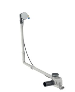 GEBERIT BADSYPHON MET TOEVOER EN AFVOERBUIS MET TEGENSTROOMPRINCIPE