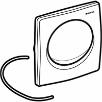 GEBERIT PNEUMATISCHE DUWPLAAT URINOIR CHROOM