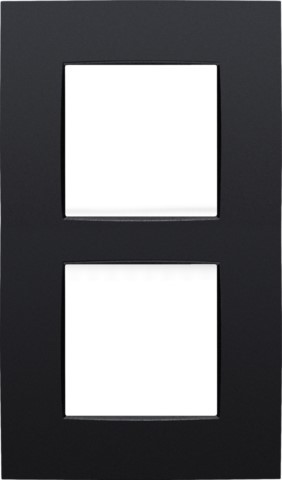 NIKO AFDEKPLAAT DUBBEL VERTIKAAL MAT ZWART