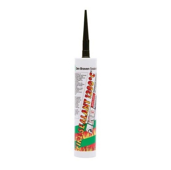 SILICONE IJZERMASTIEK PROBY HAARDEN 310ML ZWART 1200°C