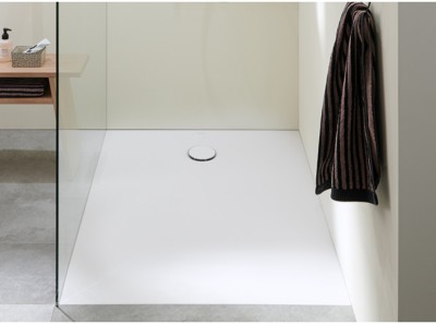 GEBERIT DOUCHE OLANA 140 X 100 X 4 WIT STEENHARS