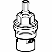 HANSA O KRAANKOP KERAMISCH KOUD WATERKRAAN