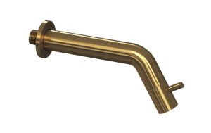 INK COMBISET 3 A BRUSHED MAT GOUD LAVE MAIN KRAAN + SYPHON + PLUG OPEN