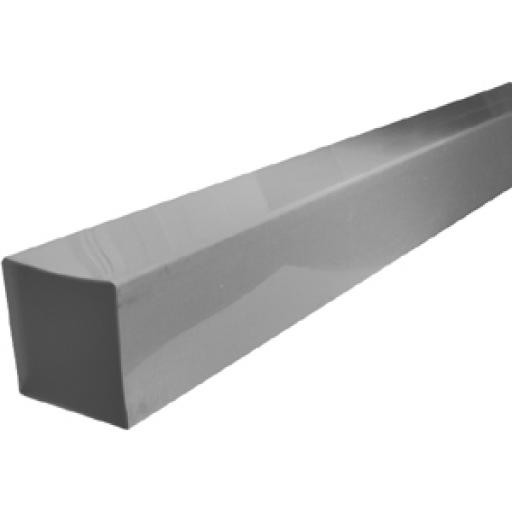 BUIS GRIJS REGEN 80MM VIERKANT 4M