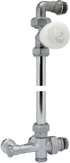 GIACOMINI KRAAN MUUR EENPIJPS 50% 18AA 50MM ROOD