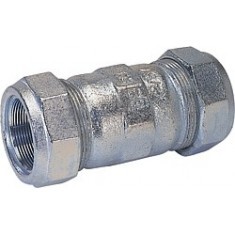 RAC FONTE RECHTE KOPPELING 2 X KNEL 1/2