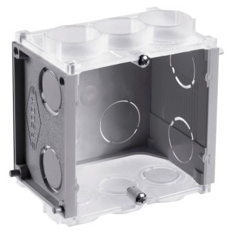 UNIVERSELE INBOUWDOOS MET VIJZEN 50MM