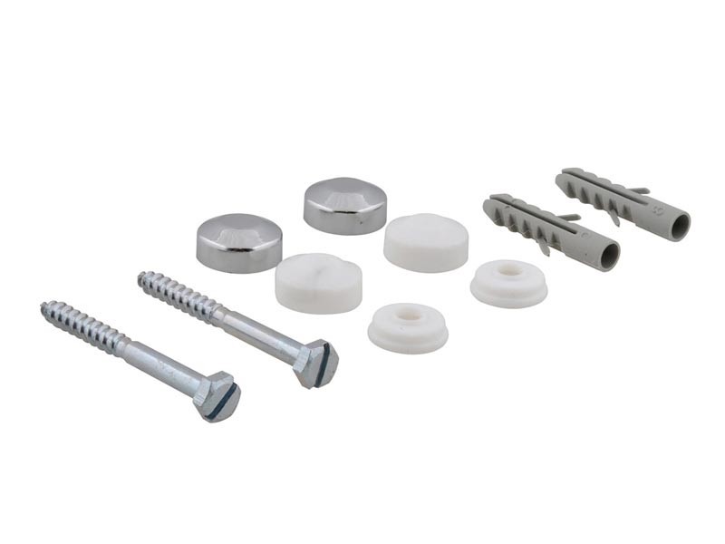 BEVEST WC VIJS SET 2 STUKS CHR. + PLUG