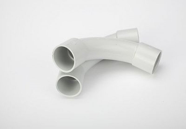 BOCHTEN PVC BUIS - LICHT GRIJS RAL 7035 32 MM