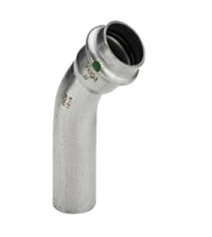 VIEGA PERS COUDE INOX 35MM 45° MF 