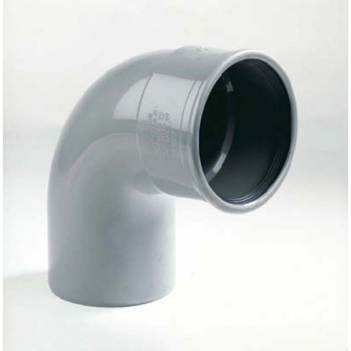 COUDE GRIJS RIOOL 250MM 90° MF