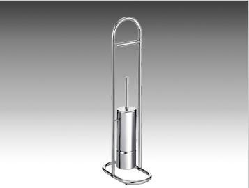 INDA COLORELLA MULTIFUNCTIONELE STANDAARD MET TOILETROLHOUDER & WC-BORSTELHOUDER CHROOM
