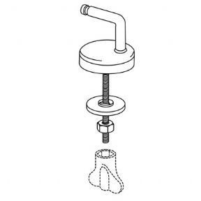 PRESSALIT O SET SCHARNIEREN INOX (2000 - 3000)