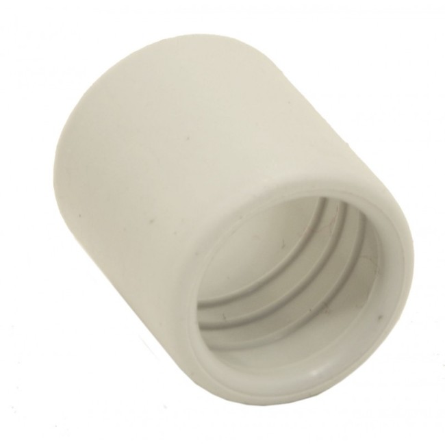 EINDTUL VOOR PVC BUIS VAN 25 MM RAL LICHT GRIJS 25 MM