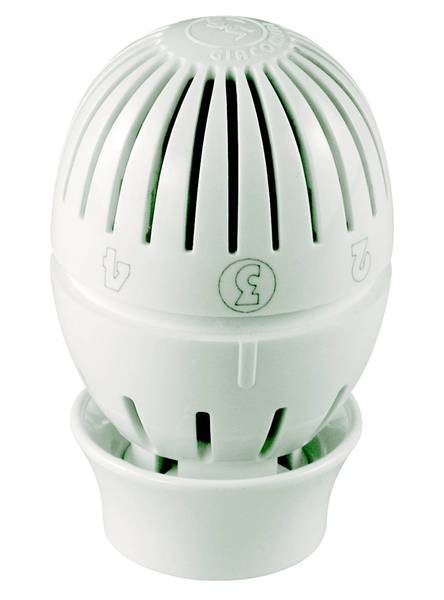 GIACOMINI THERMOSTAATKOP WIT CLICK