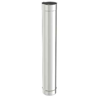 BUIS INOX ENKELWANDIG 180MM 1M OPSINOX  