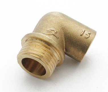 COUDE SOUDE 3/4 M 22 MM