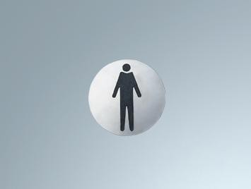 INDA INOX PICTOGRAM TOILET HEREN