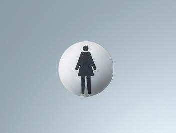 INDA INOX PICTOGRAM TOILET DAMES