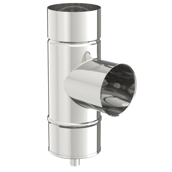 T INOX+CONDENSDOP VOOR FLEXIBEL 111MM
