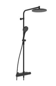 HANSA VIVA REGENDOUCHE KRAAN DIAM 250mm mat zwart