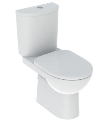 GEBERIT SELNOVA STAAND WC SET GEDEELTELIJK GESLOTEN + ZITTING PACK !!!! vlotter 1/2 onderaansluiting !!!!