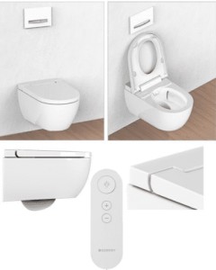 GEBERIT ALBA WANDWC WASH AQUACLEAN DOUCHETOILET