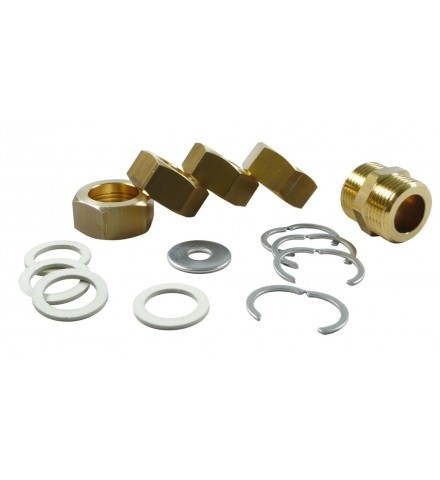 MONTAGESET DN32 (SET 4ST)  MOEREN+NIPPEL VOOR WARMTEPOMP