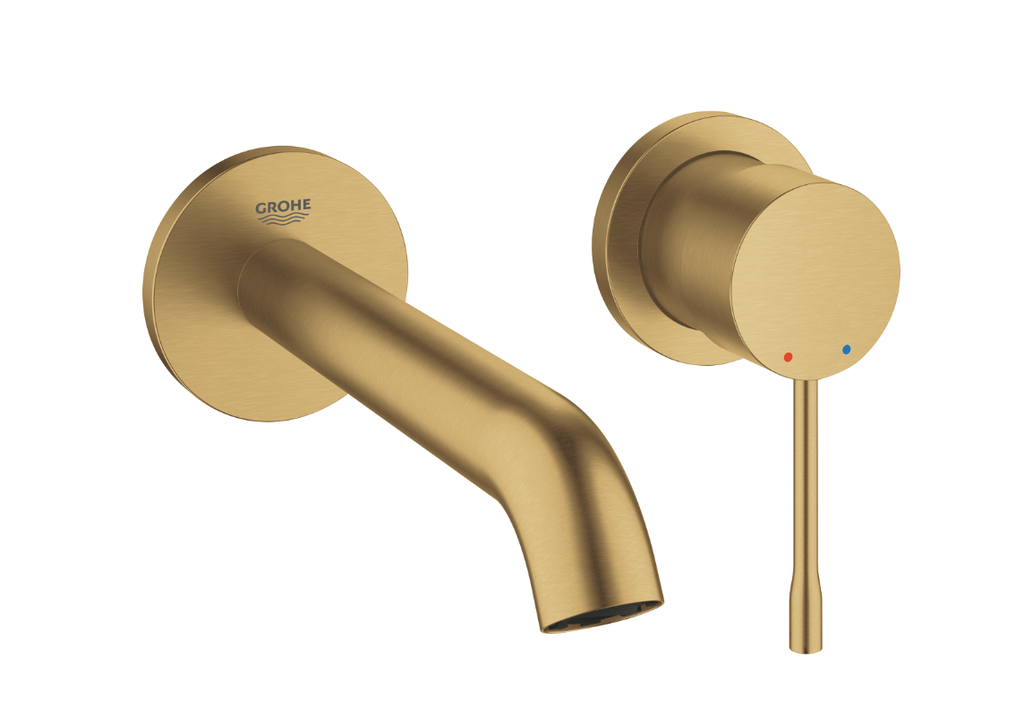 GROHE ESSENCE AFWERKSET LAVABO MUURMENGKRAAN BRUSHED COOL SUNRISE