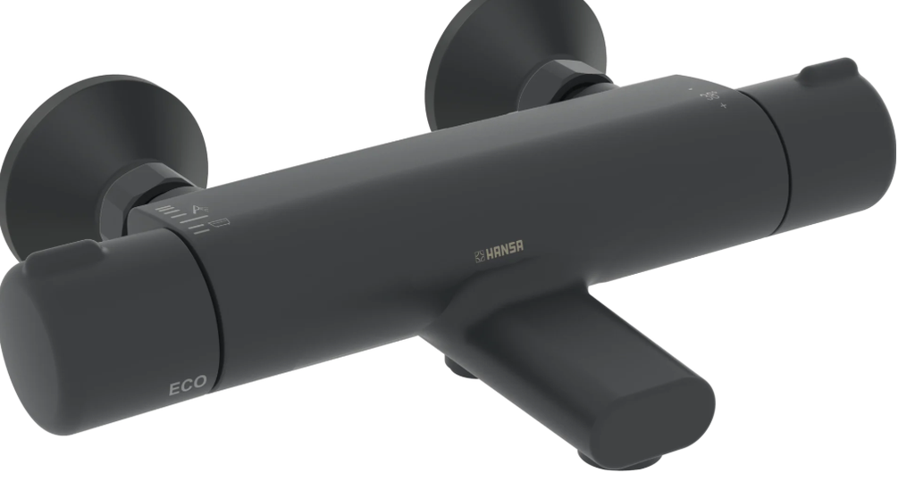 HANSA MICRA BAD/DOUCHETHERMOSTAAT UITV.MAT ZWART