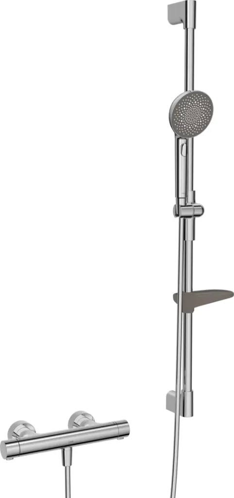 HANSA PRISMA DOUCHETHERMOSTAAT + BAAR 90 CM 