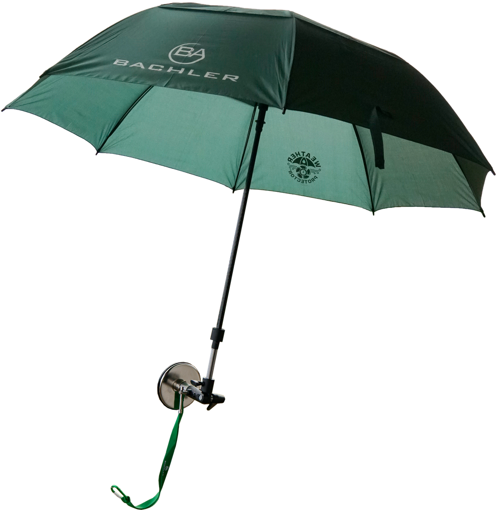 PARAPLU ZWENKBAAR EN MAGNETISCH & KARABIJNHAAK