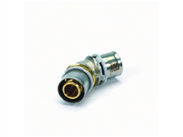 BEG PERS COUDE 45° 63MM PPSU