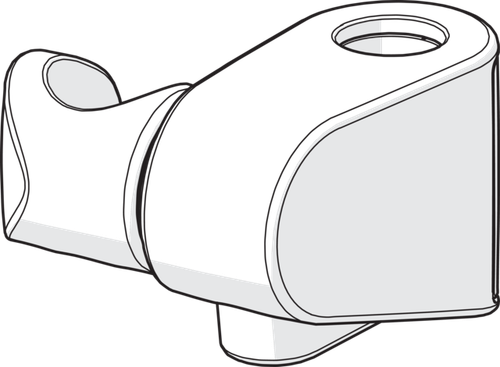 HANSA O SCHUIF / GLIJSTUK HANDDOUCHE MICRA DOUCHEZUIL 19MM