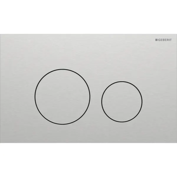 GEBERIT DUWPLAAT SIGMA 40  ROND GEBORSTELD RVS 