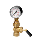 DIMEX MANOMETER 0/10BAR + KRAAN1/2FF+VERVALSTUK