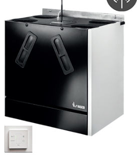 VASCO VENTILATIE-UNIT 275 BOOST (incl. RF schakelaar)