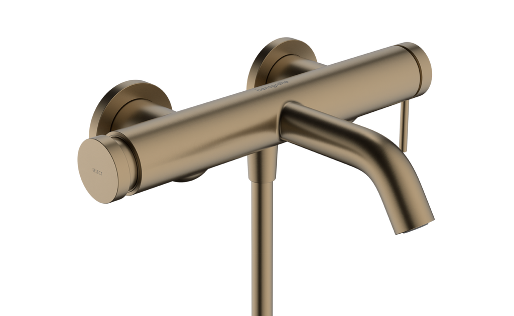 HANS GROHE TECTURIS EENGREEPS BADKRAAN NAAKT UITV.MAT BRUSHED BRONZE