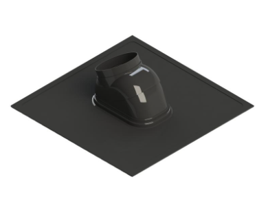 RLX LOODPAN VOOR SCHUIN DAK (PP + lood) 60/100 en 80/125 