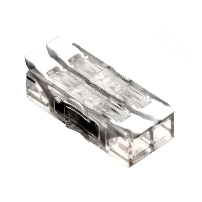 STEEKKLEM KLIPS DOORVERBINDER DUBBEL 0.2-4mm² (32) ( wago )