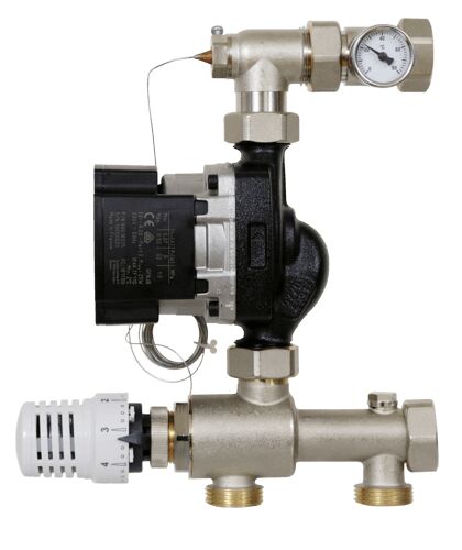 WATTS UNIMIX / ISOMIX VOOR VLOERVERWARMING INCL POMP + DOMPELVOELER
