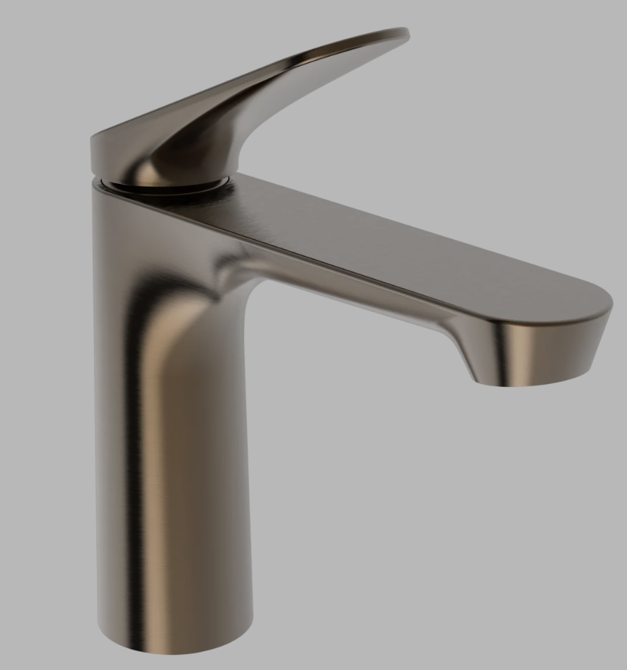 HANSA GENESIS LAVABO MET PUSCH OPEN UITV.BRUSHED BRONZE 