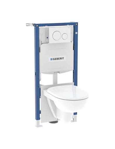 GEBERIT SYSTEMFIX WC-SET/PACK SELNOVA +SIGMA+ ISOLATIE+ZIT SOFT CL  TURBOFLUSH 