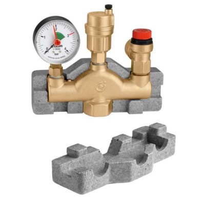 CALEFFI VOORGEMONTEERDE CONSOLE 4/4 + ISOLATIE (302632)
