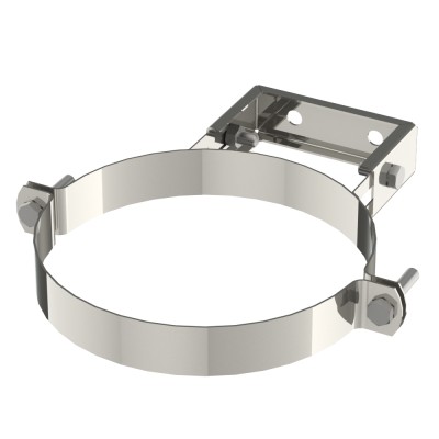MUURBEUGEL REGELBAAR 250 INOX