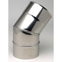 COUDE INOX ENKELWANDIG 131MM 45° OPSINOX